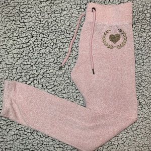 Girls Pink Joggers